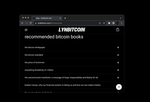 discovering bitcoin's essentials: a guided tour of lynbitcoin's btc resources